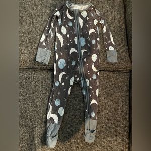 Little Sleepies Blue to the Moon & Back Zippy